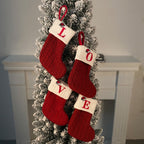 🌟🎄 Festive Christmas Must-Have! Cozy Knit Socks + Embroidered Candy Bag + Letter Stocking – Decor & Use in One!