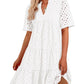 💫 Fairy dress is here! Elegant women's hollow lace ruffle casual mini skirt