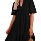 💫 Fairy dress is here! Elegant women's hollow lace ruffle casual mini skirt