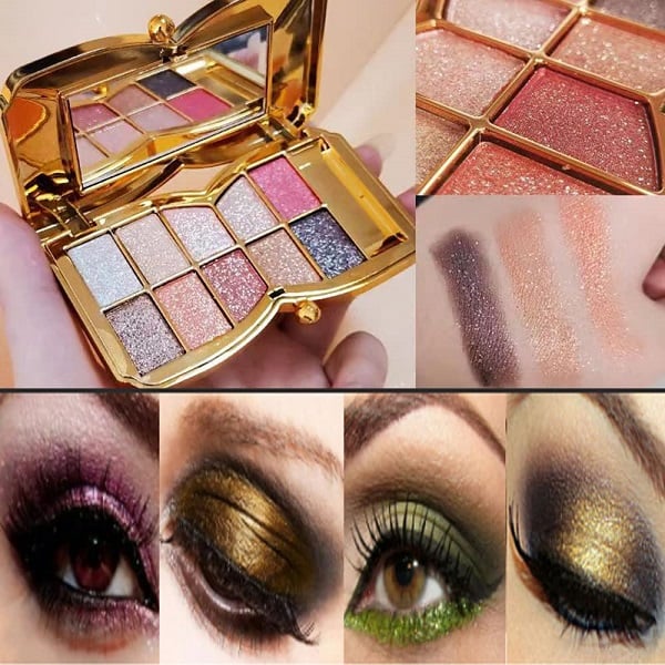 💗LAST DAY - BUY 1 GET 1 FREE💗10 Colors Glitter Shimmer Eyes Shadow Pallet