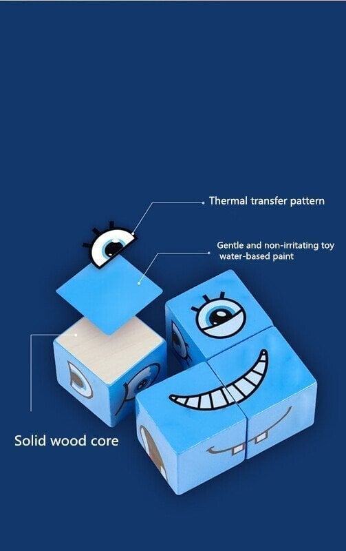 💖Christmas Sale 50% OFF🎁5D Puzzle Educational Faces Changing Family Game🧩