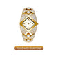 🌟The best|Vintage women's quartz watch with rhinestones, classic design, unique charm