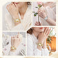 🌟The best|Vintage women's quartz watch with rhinestones, classic design, unique charm