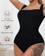 🔥Sleeveless abdomen-cinching shaped-one-piece makes a thin and curvy beauty in seconds