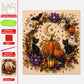 💥 Letzter Tag 50% RABATT👻✨50.000 VERKAUFT!🎃 Halloween Perlkunst DIY-Kit – Keine Malfähigkeiten erforderlich, einfach Perlen zuordnen und platzieren. Erstelle gruselig-süße Dekoration für ein gemütliches Herbst-Zuhause! 🧵🖼️