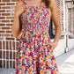 🌺Summer Hot Sale 65% OFF💐Women's Summer Square Neck Sleeveless Loose Casual Short Smocked Romper✨