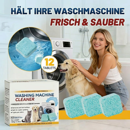 🏆 HOT SALE 🔥2 kaufen 10% Rabatt, 3 kaufen 20% Rabatt🎁Waschmaschinen-Reiniger, 12 Tabletten, reinigt Trommel & entfernt Tierhaare, beseitigt Gerüche🧼✨