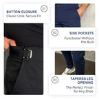 Men's Stretch Slim Fit Pants – Skinny But Comfy