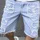 🩳 50% RABATT! 🔥 Herren-Ripped-Denim-Shorts mit Fransen-Details – Lässiger Look & bequeme Passform – Perfekt für heiße Sommertage, Festivals oder einen entspannten City-Look ☀️