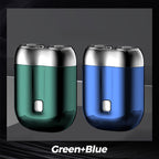 🔋 Mini double-ended shaver! 0.1mm Knife Mesh 7500 rpm motor