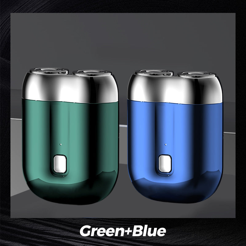 🔋 Mini double-ended shaver! 0.1mm Knife Mesh 7500 rpm motor