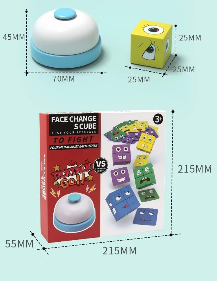 💖Christmas Sale 50% OFF🎁5D Puzzle Educational Faces Changing Family Game🧩