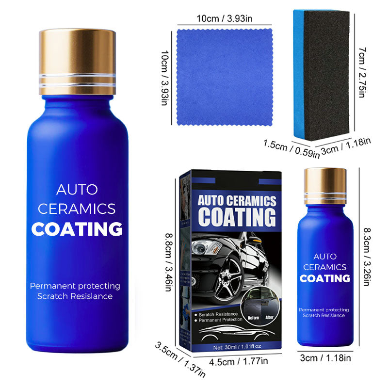 🔥 Car Ceramic Coating Spray｜Scratch - Proof, Stains Begone in 1 Spray🚀