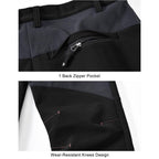 🏆LAST DAY SALE 49% OFF!!🔥Men's Insulated Water Resistant Warm Fleece Lined Ski Pants