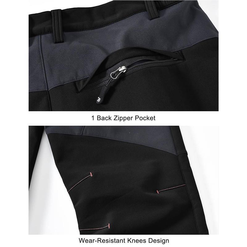 🏆LAST DAY SALE 49% OFF!!🔥Men's Insulated Water Resistant Warm Fleece Lined Ski Pants