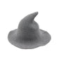 Women's Gothic Knitted Black Wizard Hat - Retro Dark Style for Halloween & Cosplay 🧙‍♀️