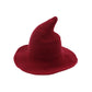 Women's Gothic Knitted Black Wizard Hat - Retro Dark Style for Halloween & Cosplay 🧙‍♀️