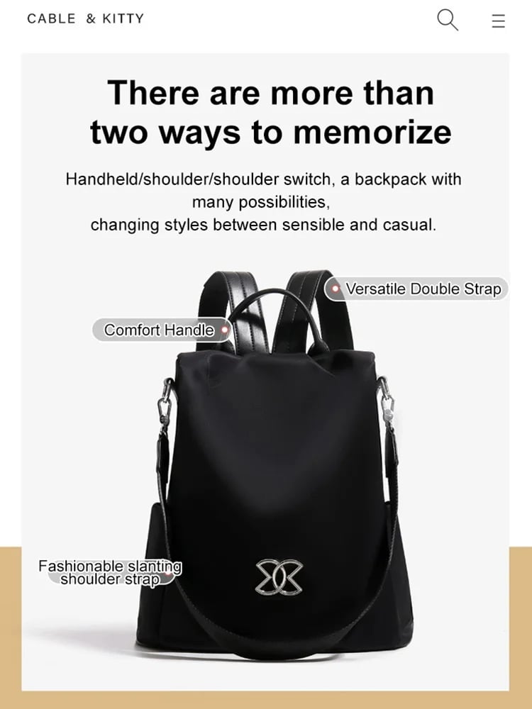 🔥Hot Sale 50% OFF🔥 Anti-theft multi-purpose large capacity oxford cloth lightweight shoulder bag