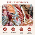 💜LAST DAY PROMOTION - 69%OFF💜Women's Printed Top & Wide Leg Pants 2-Piece Set