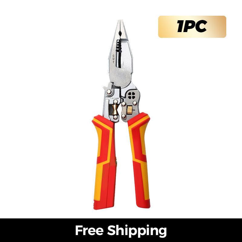 8-In-1 Wire Stripper with Voltage Tester