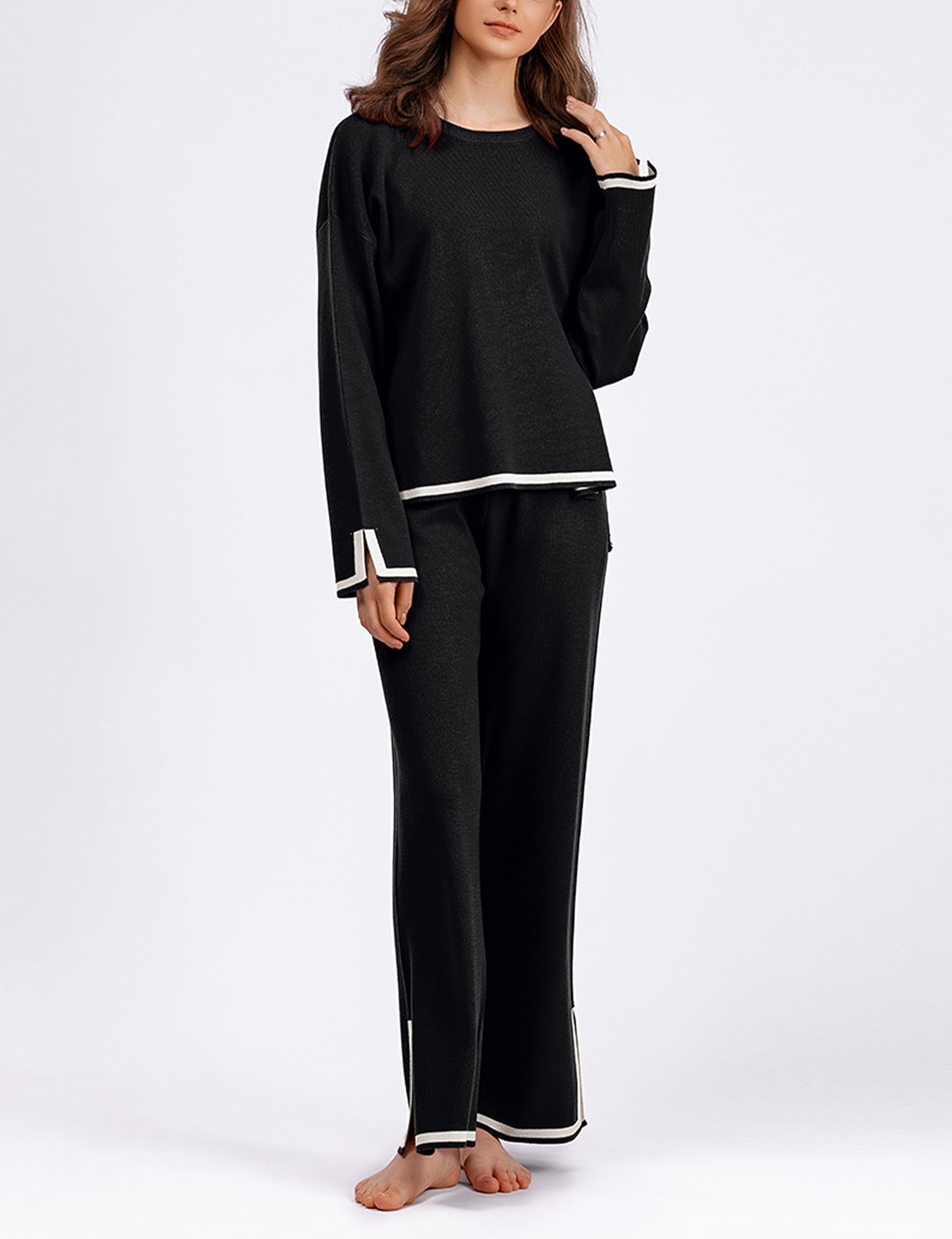 💕Classy Elastic Knit Lounge Set