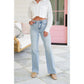👖 High Rise Vintage Jeans – Tummy Control, Straight Leg for Everyday