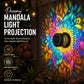🌀Sommer-Sale 50% Rabatt 🌞💡Solar Mandala Wandleuchte für den Außenbereich, Garten, Zaun, Projektorlampe, Terrasse, Stimmungsdekoration