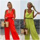 💕 5% off for a limited time! Women's sleeveless wide-leg jumpsuit|slim and versatile, the first choice for summer commuting and leisure