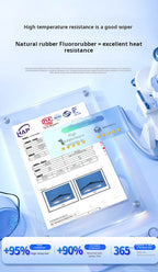 🚗 UK Car Boneless Wiper Blades | Double Rubber Strip – 100% Streak-Free for Safe Night Driving 🌙 | Fits 98% British Models 💧