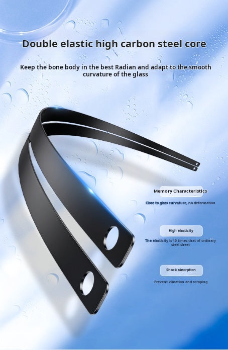 🚗 UK Car Boneless Wiper Blades | Double Rubber Strip – 100% Streak-Free for Safe Night Driving 🌙 | Fits 98% British Models 💧