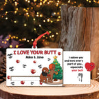 Just Remind You That I Love You - Personalized Wooden Slider Card for Couples