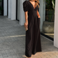 ☁️ （2026 New fashion,Rich colors & full plus sizes, fits every figure!）Soft Drape Wide Leg Jumpsuit — Lightweight Fabric