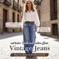 🔥🔥50% RABATT!🎁👖Damen Hochbund & Weitbein: Retro-Style, Bequeme Passform & Lässiger Look 👖✨