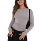 🔥Women’s Basic Slim Open Navel T-shirt🔥