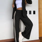 👑Elevate Your Style! Casual Lapel Blazer & Wide-Leg Trousers Set — Effortless Elegance💫