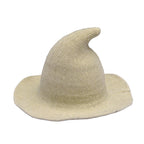 Women's Gothic Knitted Black Wizard Hat - Retro Dark Style for Halloween & Cosplay 🧙‍♀️