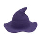 Women's Gothic Knitted Black Wizard Hat - Retro Dark Style for Halloween & Cosplay 🧙‍♀️