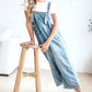 Low - Key Luxury Denim Bib Jumpsuit 👖 – Button - Down Design for Effortless Sophistication