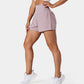 🔥 Limited time 53% OFF! Nylon high-rise yoga shorts 🎽 with side pockets 2-in-1