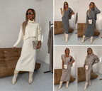🎀Limited Sale 50% OFF🎀Midi Sweater Dress & Turtleneck Ensemble