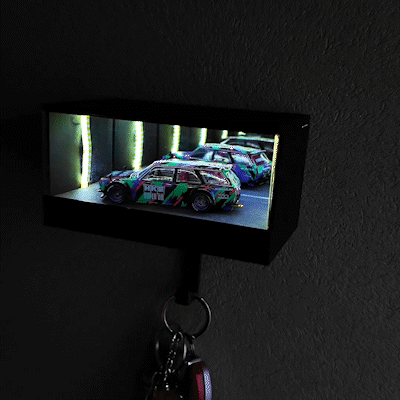 🔥LAST DAY ONLY 55% OFF🔥- Infinity Garage Key Holder, Illuminated Design, Rechargeable