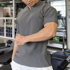 🌊 Men's V-Neck  Short Sleeve Muscle Athletic Workout T-Shirts  Perfect Fit, Breathable Comfort, Show Off Your Athletic Style!
