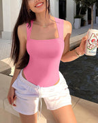 🔥Sleeveless abdomen-cinching shaped-one-piece makes a thin and curvy beauty in seconds