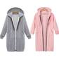 🔥Diese Woche zum Sonderpreis: €25.99!!🔥 Damen Freizeit-Fleece-Hoodies mit Reißverschluss