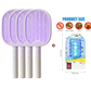 🦟 2-in-1 Foldable Electric Mosquito Swatter⚡ Swat, Zap & Sleep Bite-Free