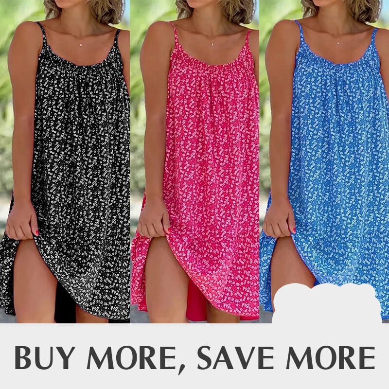 New! 58% OFF🌞 Summer Is Coming! 🌸🔥 Floral Printed Camisole Dress 🌸🔥