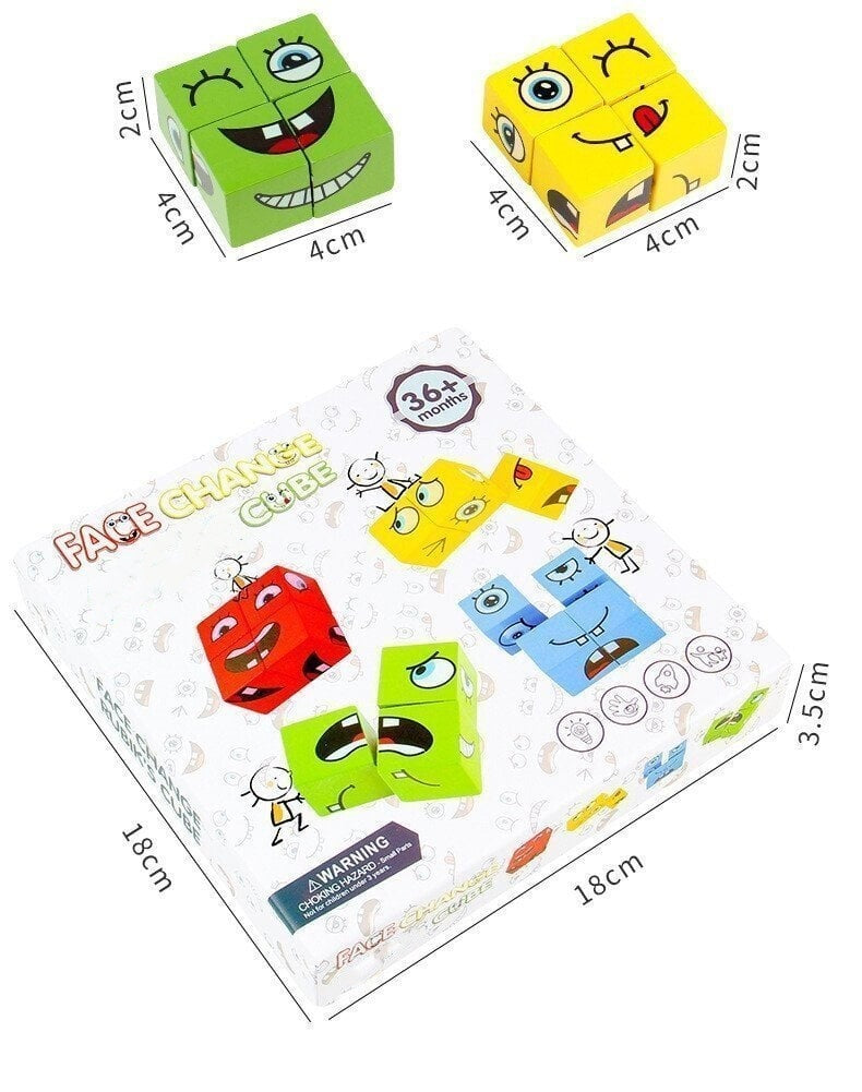 💖Christmas Sale 50% OFF🎁5D Puzzle Educational Faces Changing Family Game🧩