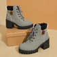 🎅 Free Delivery! 🔥 2025 New British Style Martin Boots | Thick Sole for Height Boost (Size 35-42)