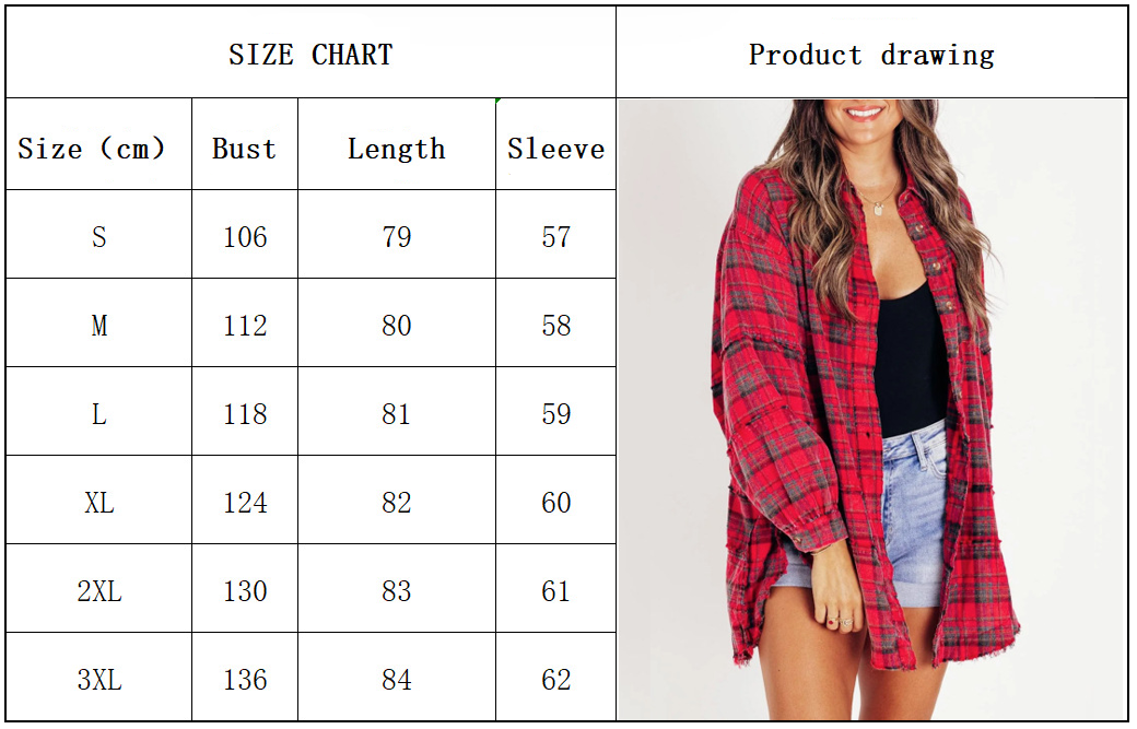 🔥Hot Sale 37% OFF🔥🏆Women's Mineral Washed Button Down Plaid Shirt