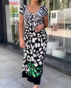 💖Limited Sale 49% OFF💖Casual Printed Short Sleeve Dress